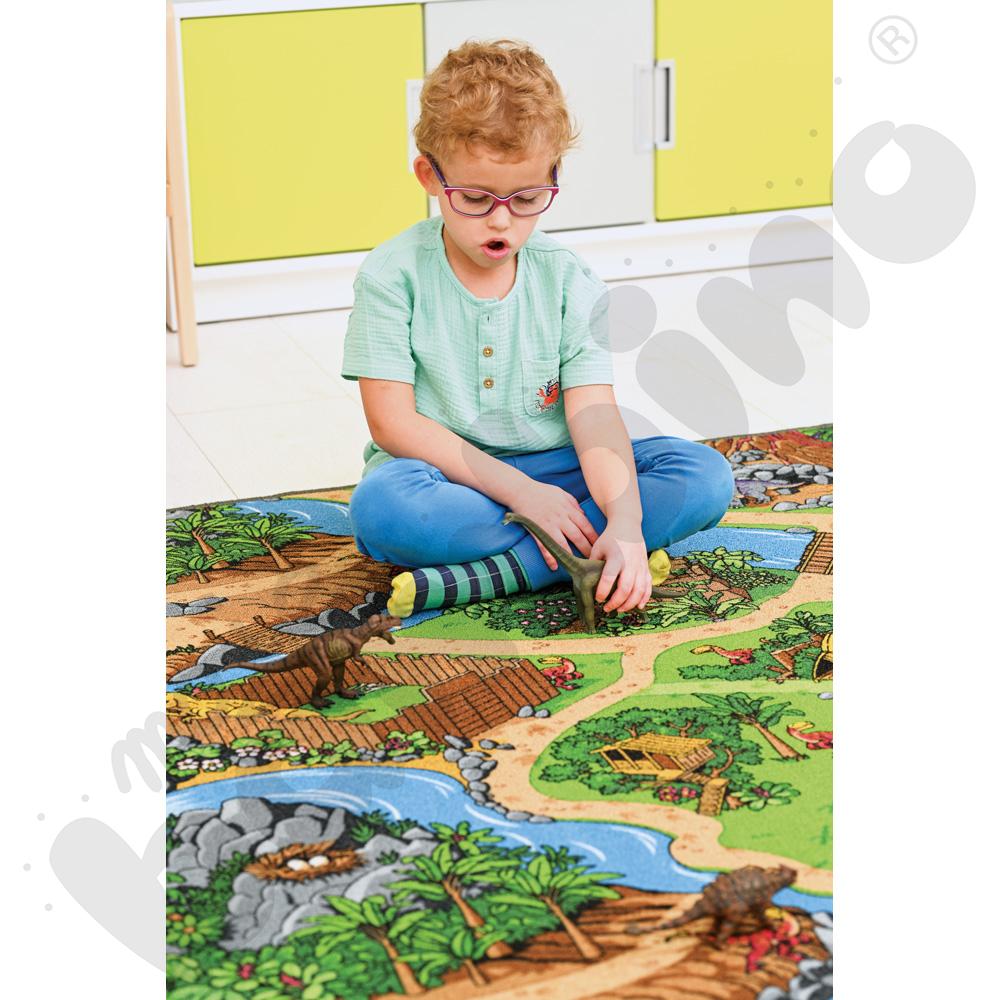 Mata - dinozaury, wym. 140 x 200 cm