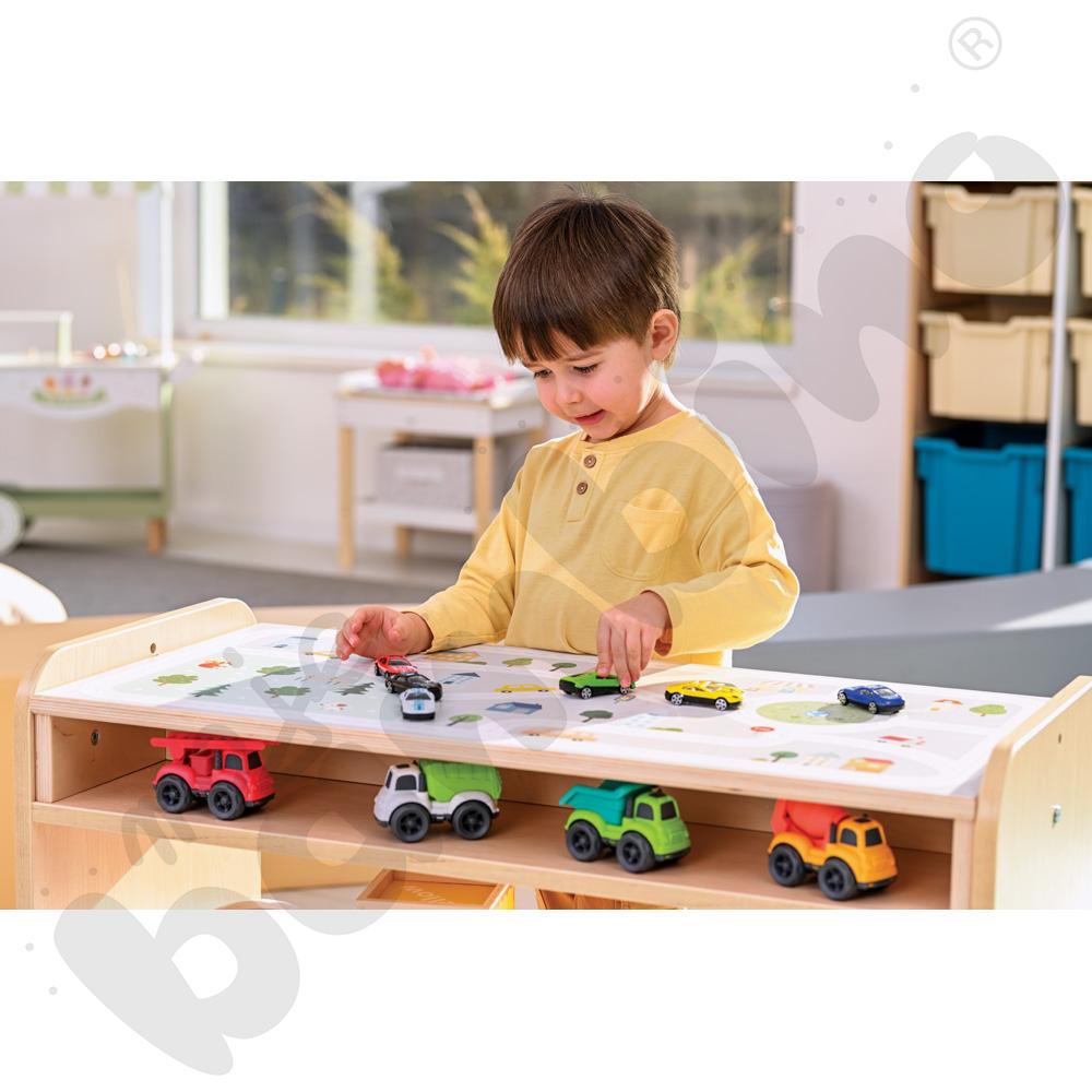 Mobilny kącik Quadro 256 - klon jasny szafka