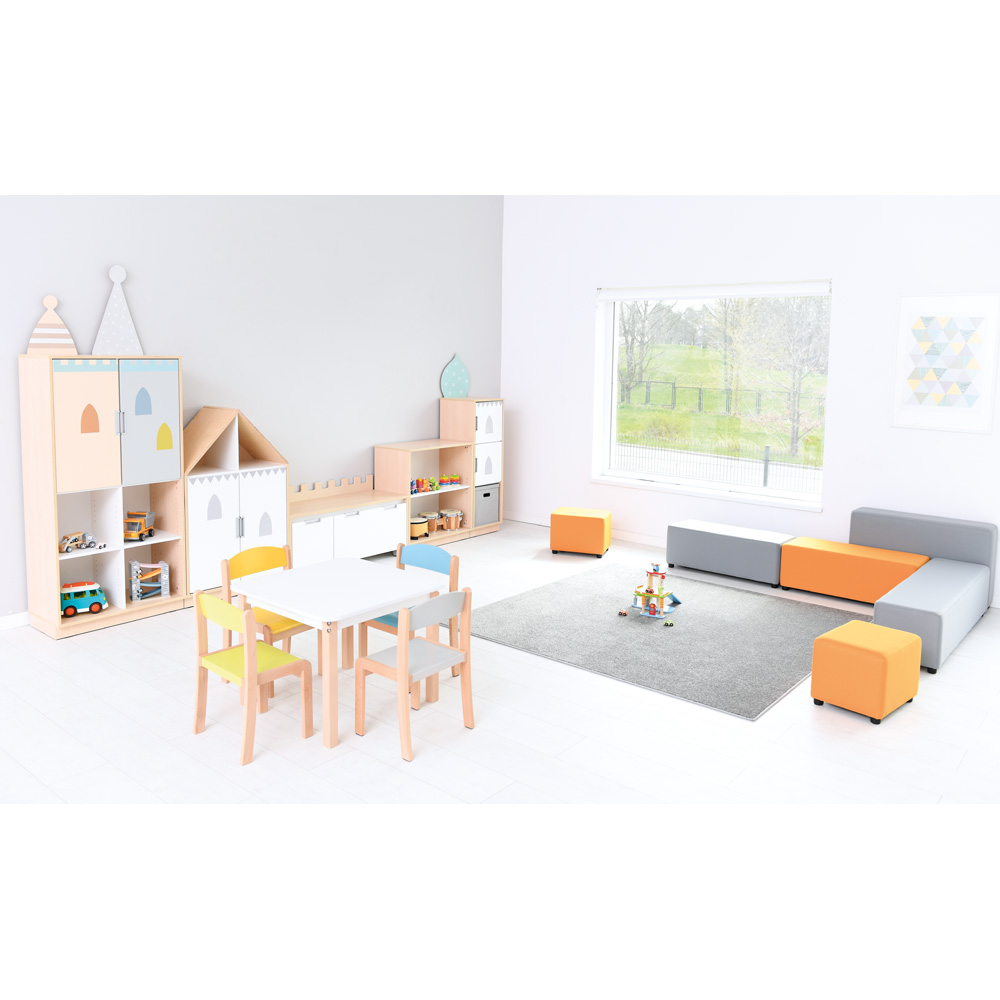Quadro – zostava Zámok 90 st., tiché zatváranie, korpus javor
