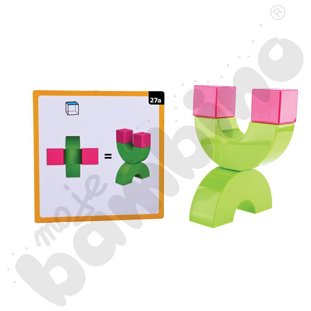 Budujemy w 3D - zestaw klocków z kartami