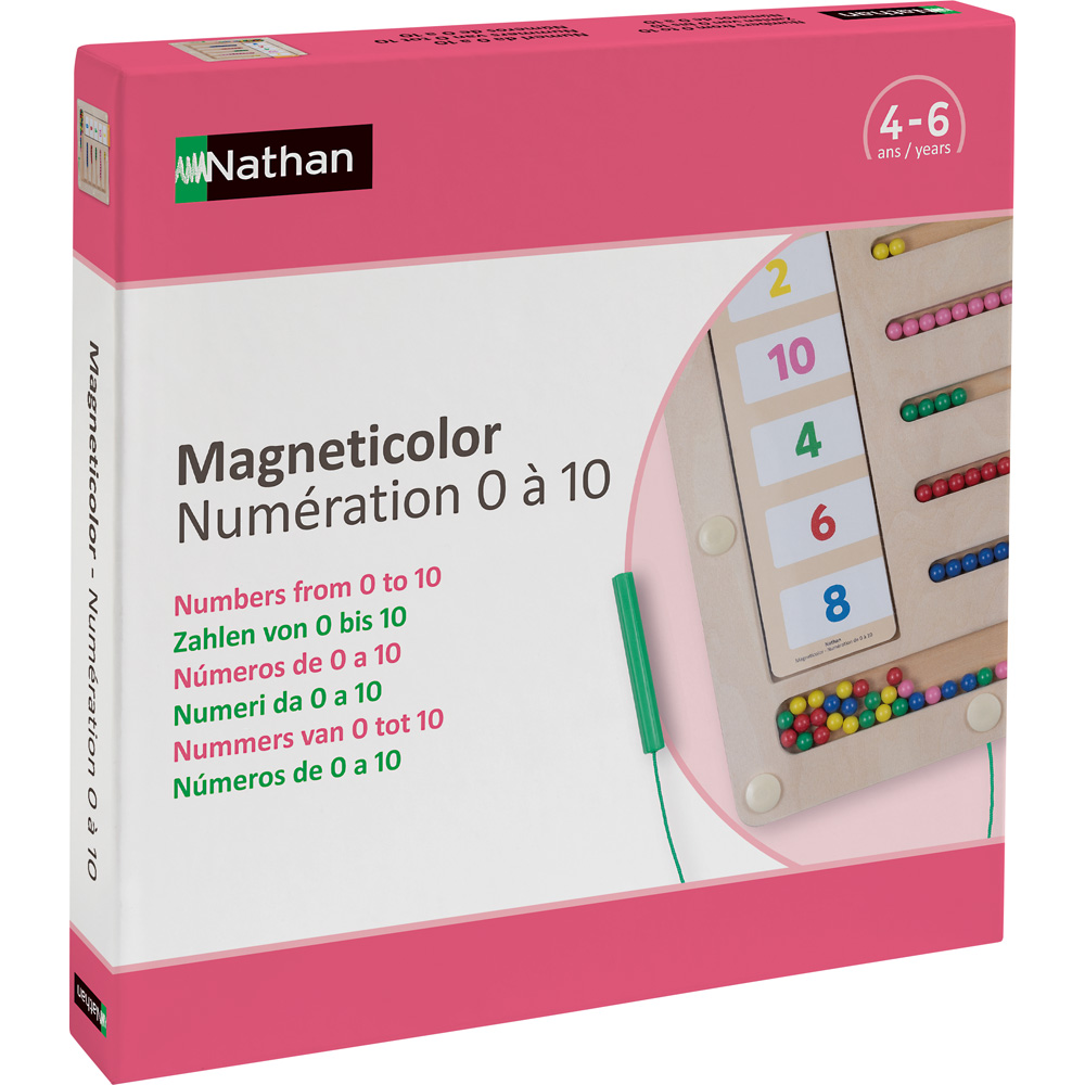Magneticolor - magnetické puzzle - čísla