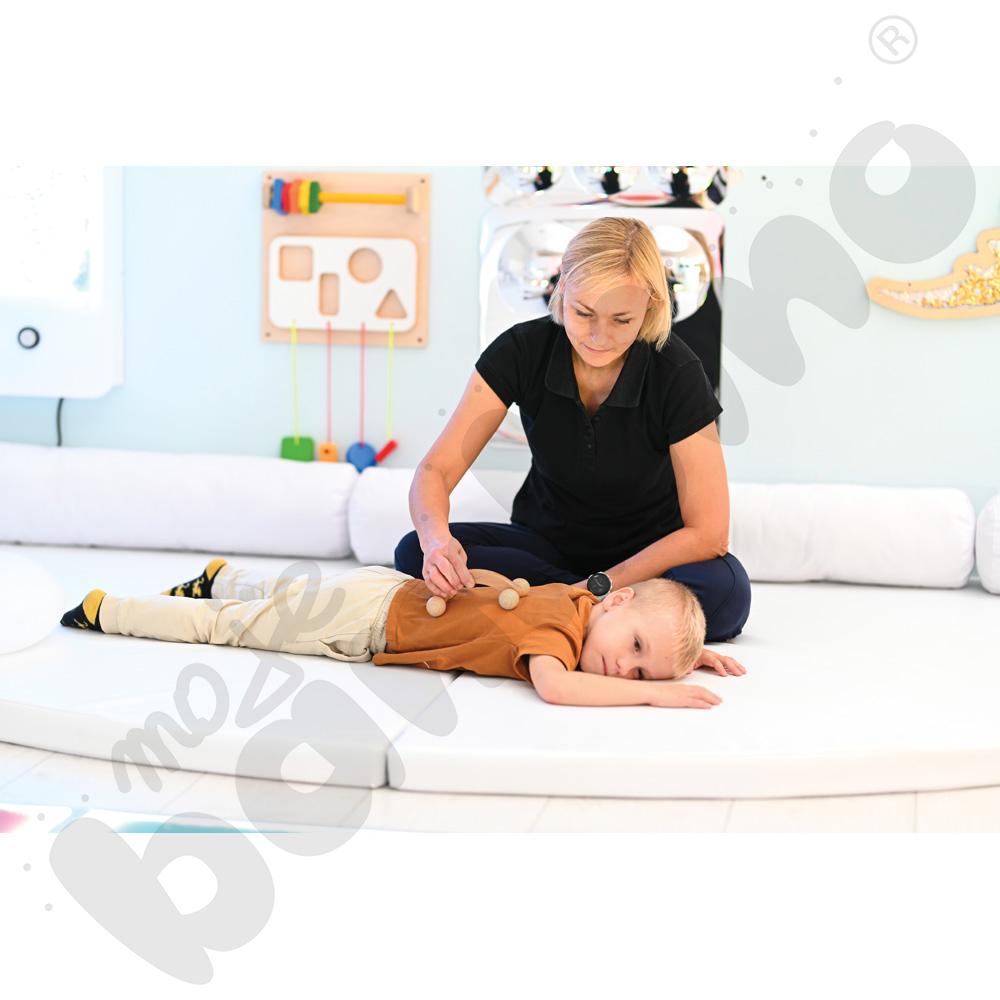 Materac składany, biały