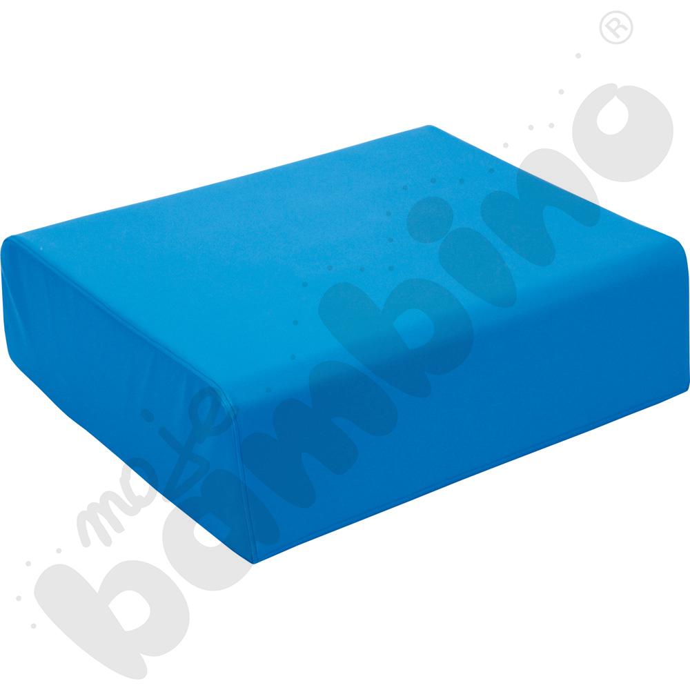 Duży miękki stolik niebieski