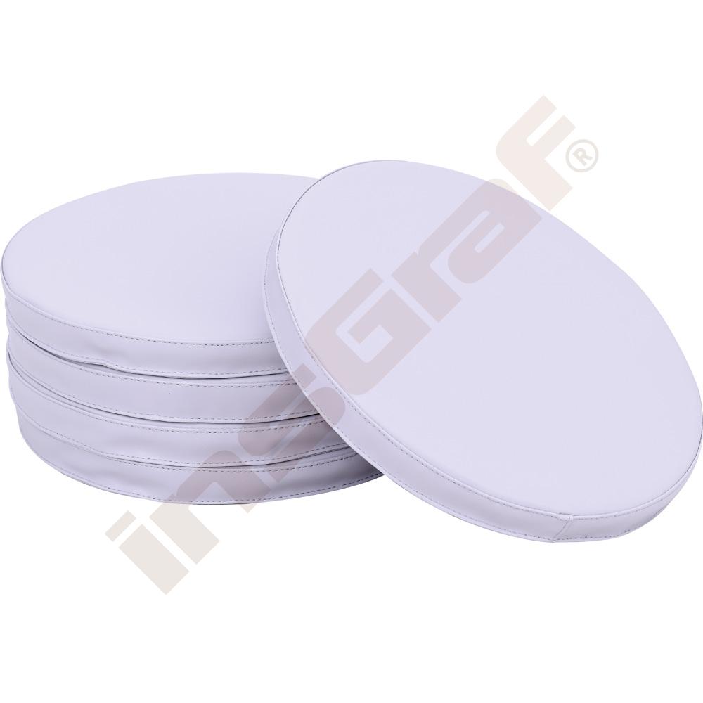 Kulaté polštářky 5 ks - světle šedé
