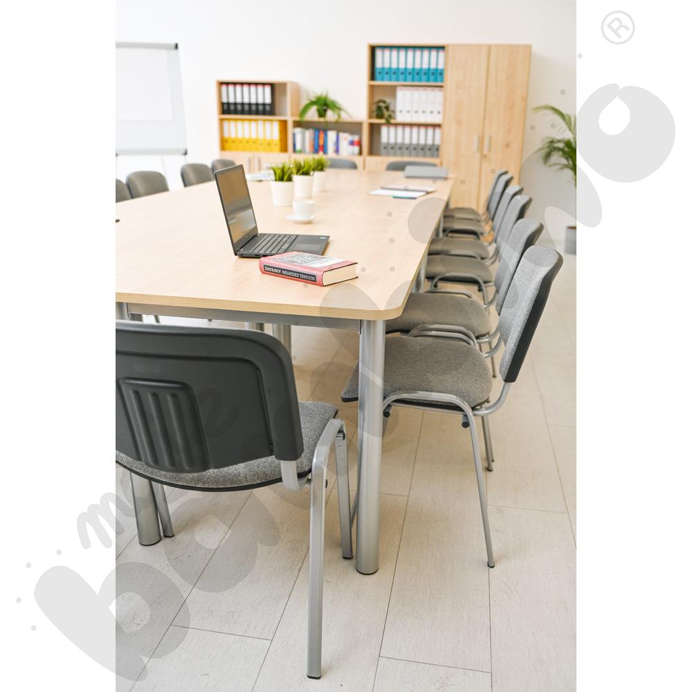 Krzesło konferencyjne ISO Alu szare