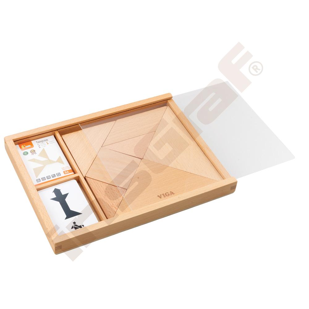Dřevěný tangram