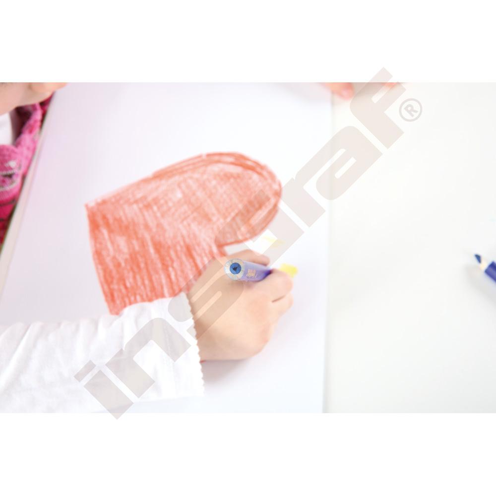 Trojhranné pastelky Bambino dřevěné - 12 ks 