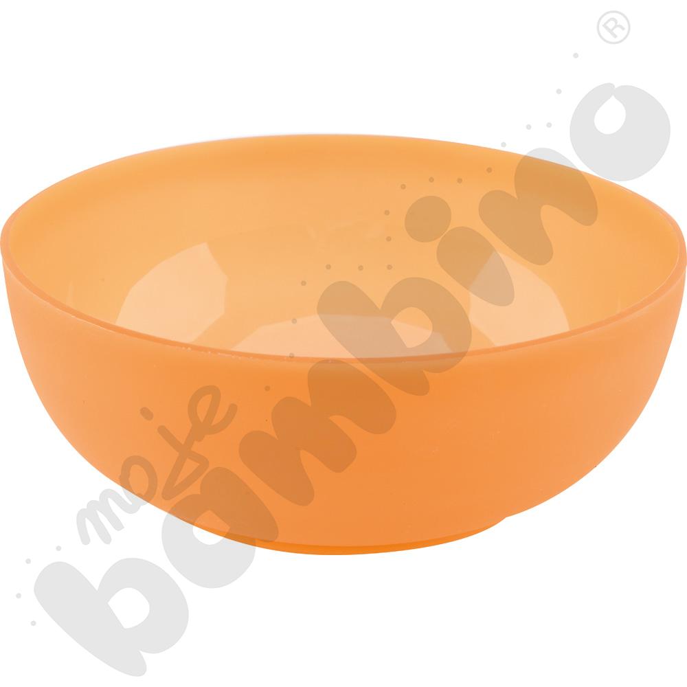 Miseczka Kajtuś mała 14,5 cm - pomarańczowa