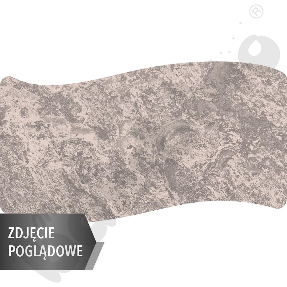 Stół Cichy Plus prostokąt falisty 140x72, blat beżowy, narożniki zaokrąglone, rozm. 5