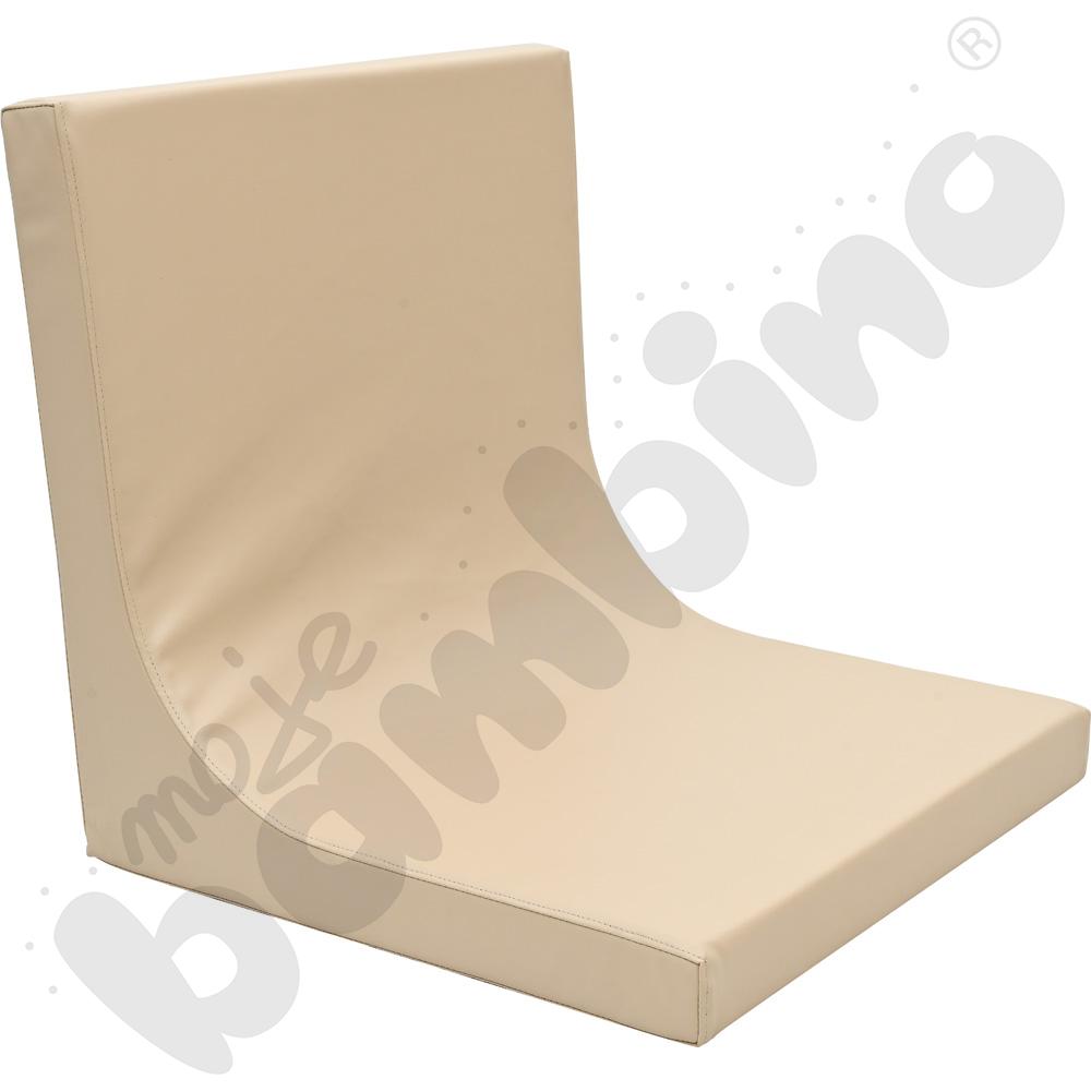 Materac z oparciem - beżowy