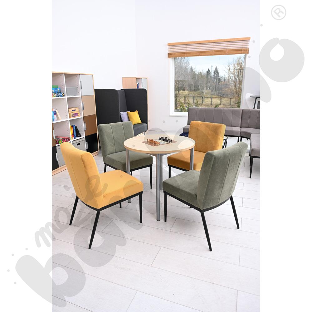 Krzesło Xena musztardowe