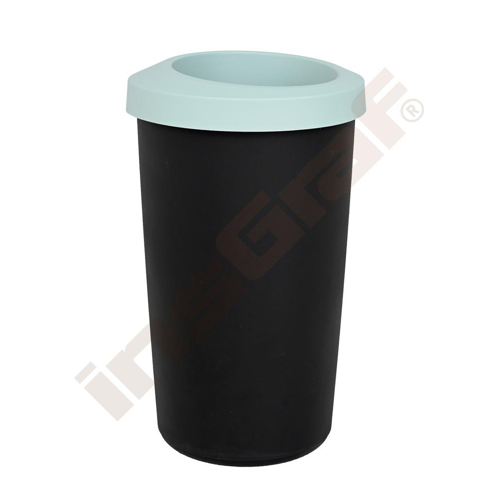 Odpadkový kôš Compacta, 45 L - zelená pastelová 