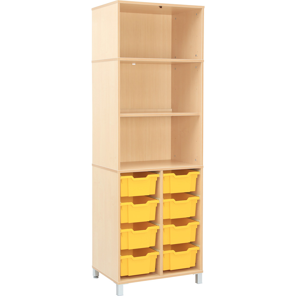 Nadstavec M na skrinku s plastovými úložnými boxami