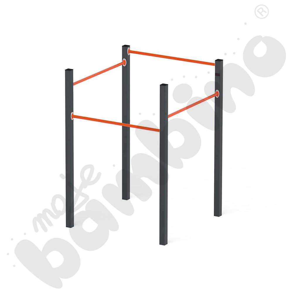 Street workout drążki wysokie Orange