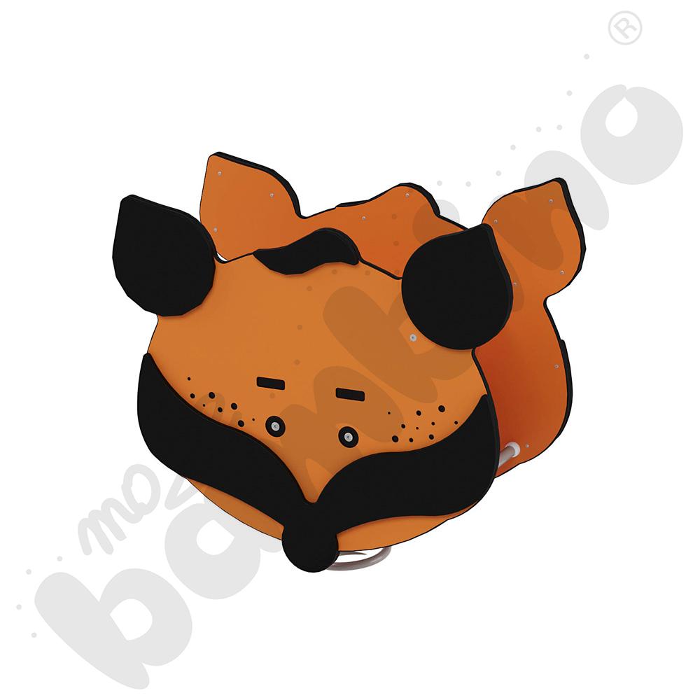 Sprężynowiec Lisek na podstawie metalowej