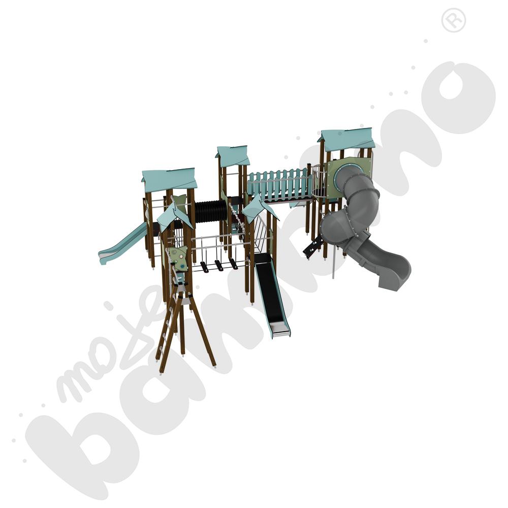 Zestaw Urbi 15, słupy drewniane C