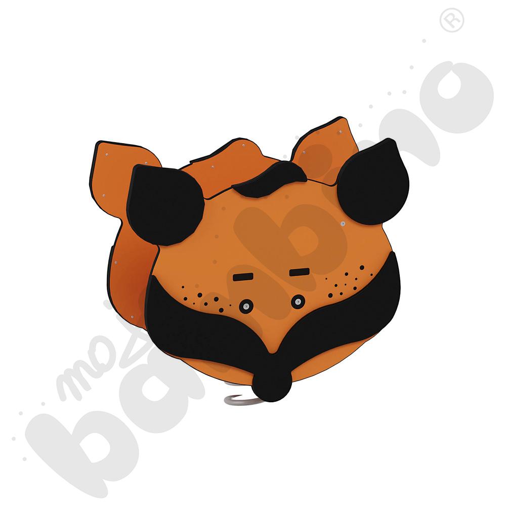 Sprężynowiec Lisek na podstawie metalowej