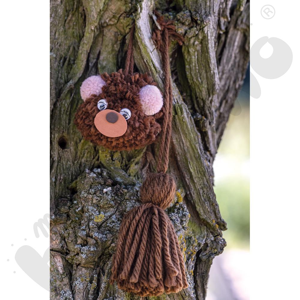 Włóczka - brązowa