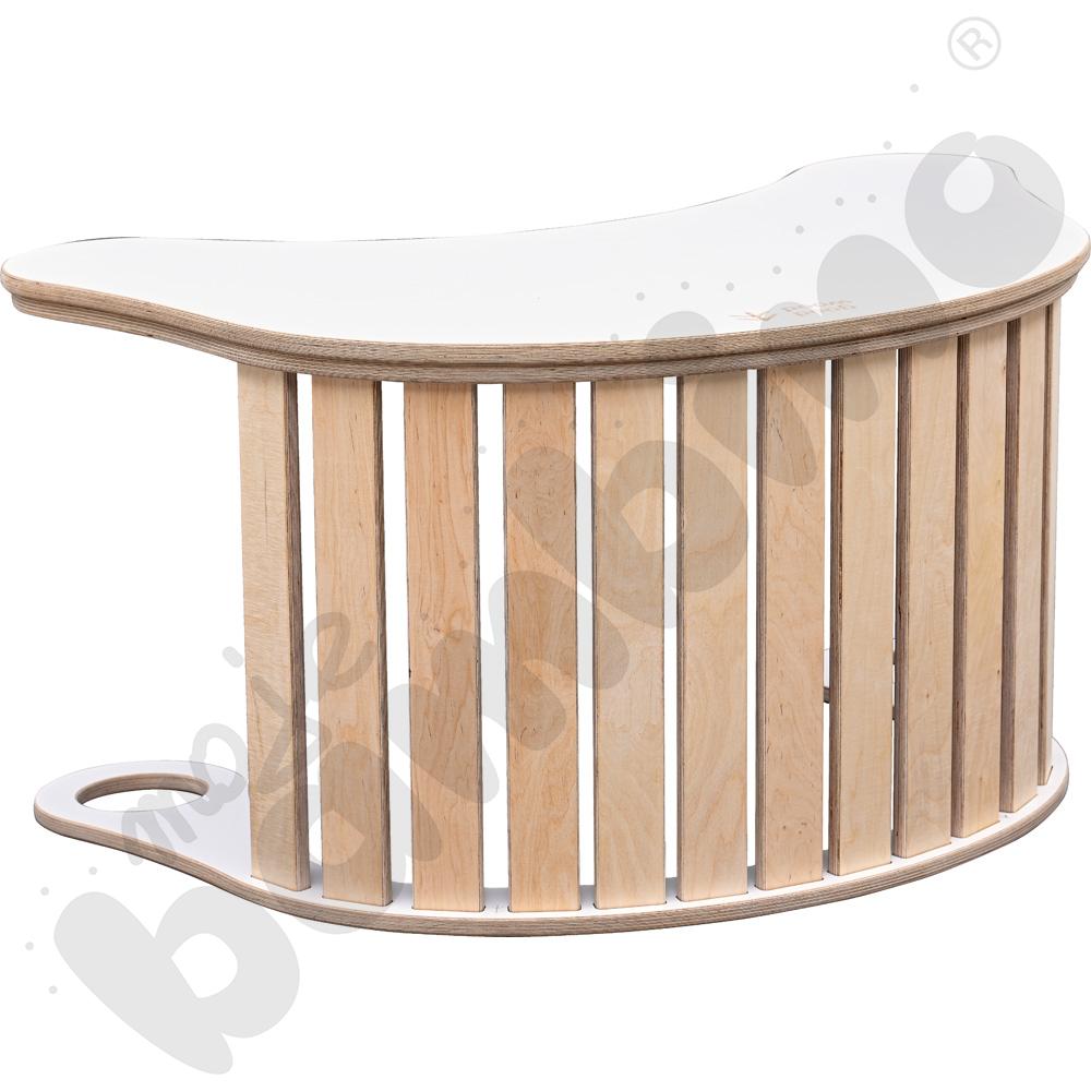 Drewniany bujak Good Wood - biały - MED