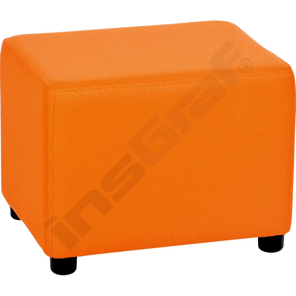 Taburetka Blocco Mini 1-miestna - oranžová