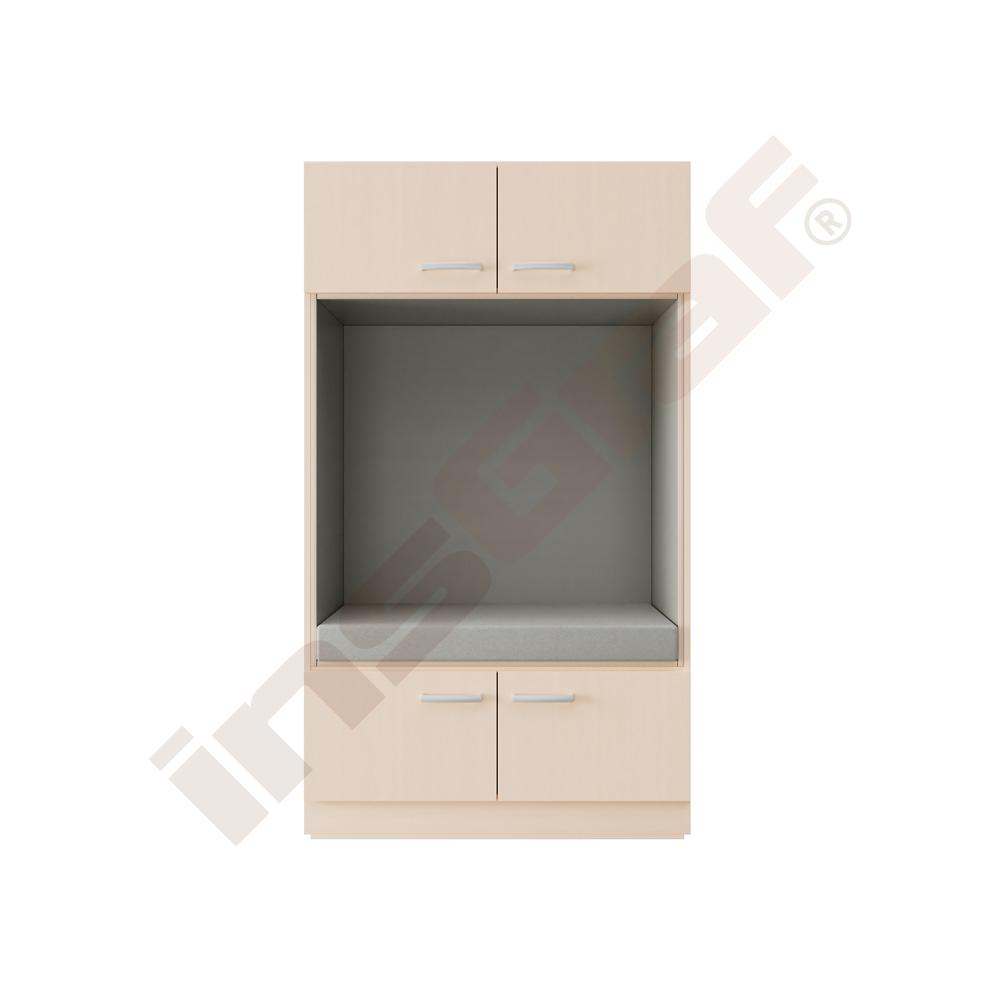 Skříň Grande XL - výklenek ve výšce 57 cm - světlý javor
