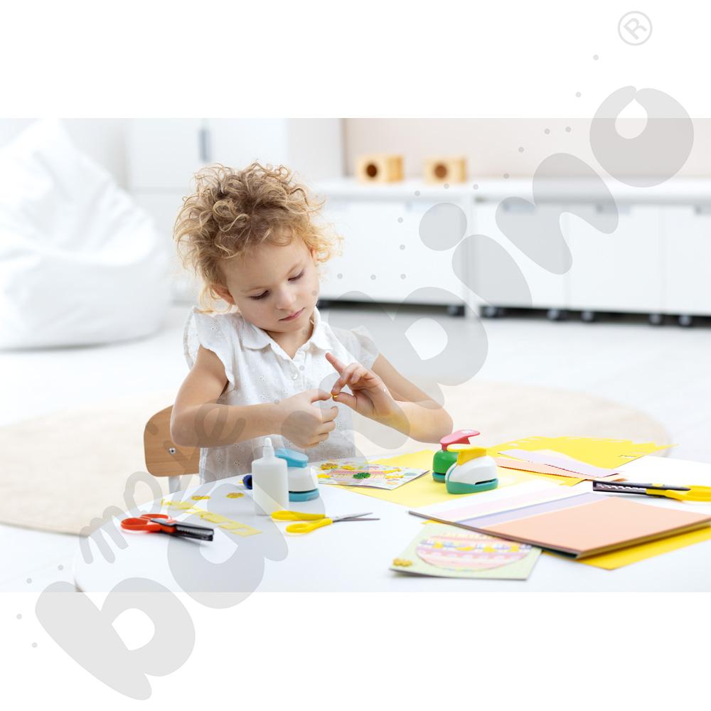 Nożyczki ze wzorami, 18 szt., na stojaku