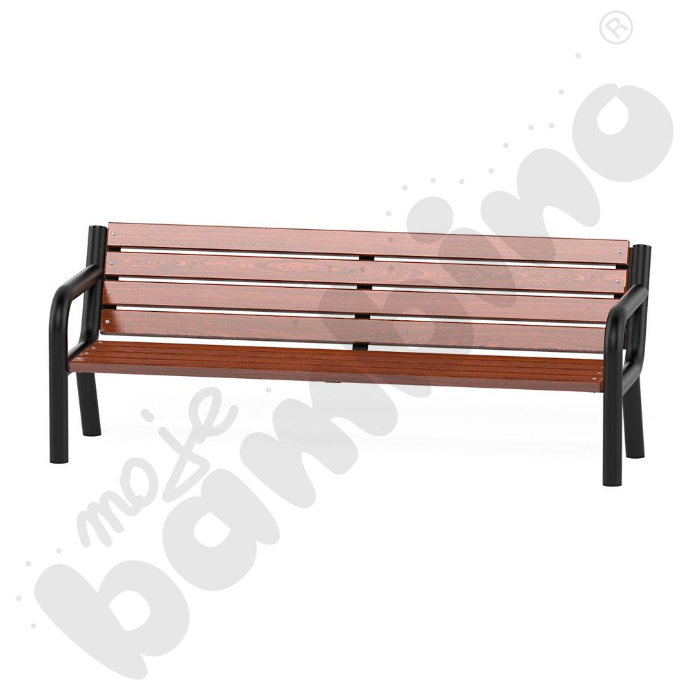 Ławka Viking Bis, mahoń