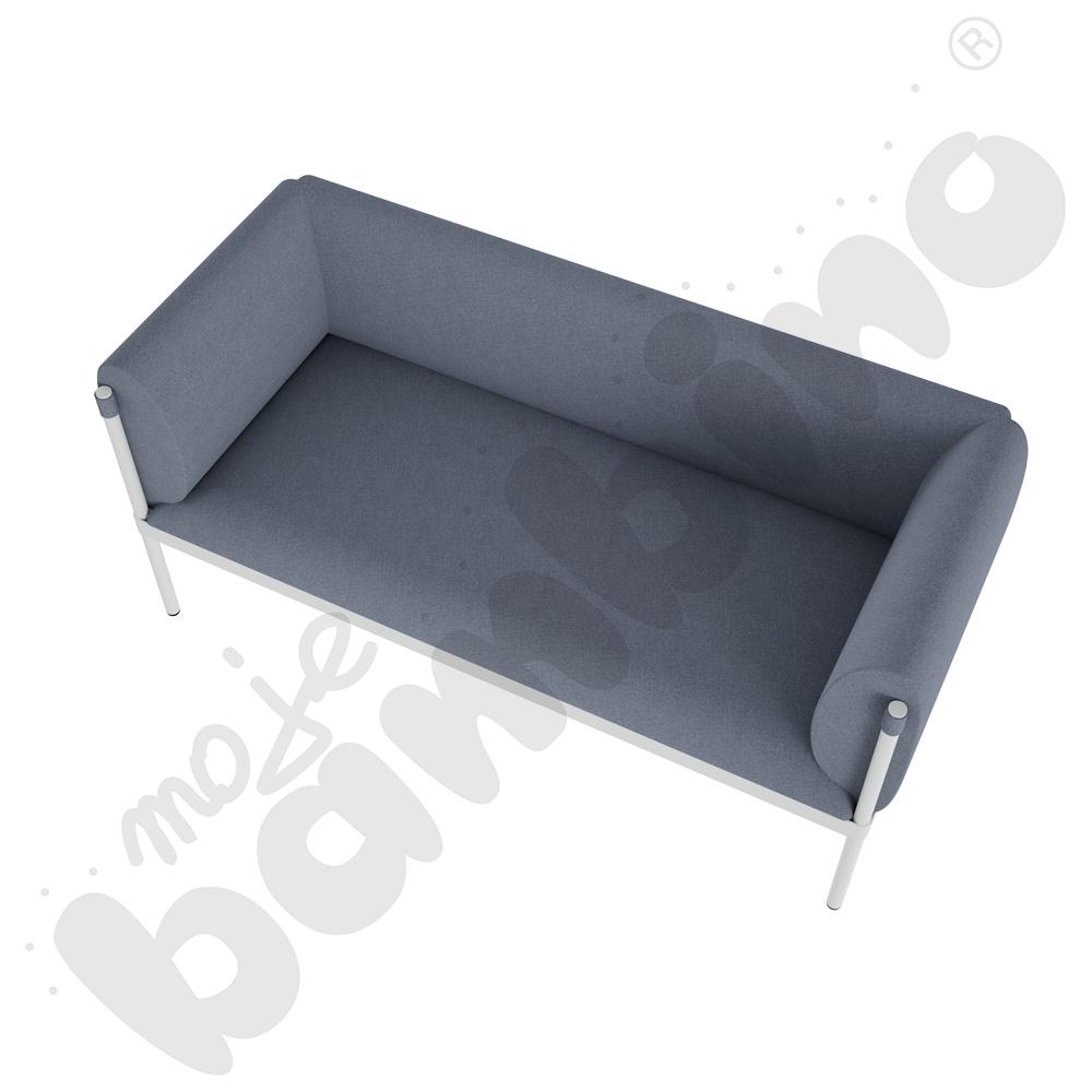 Kanapa Stilt 2-osobowa niska szara