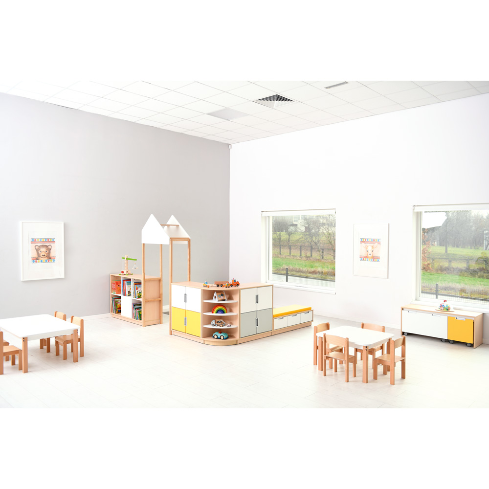 Quadro - zostava 174, 90°, korpus javor