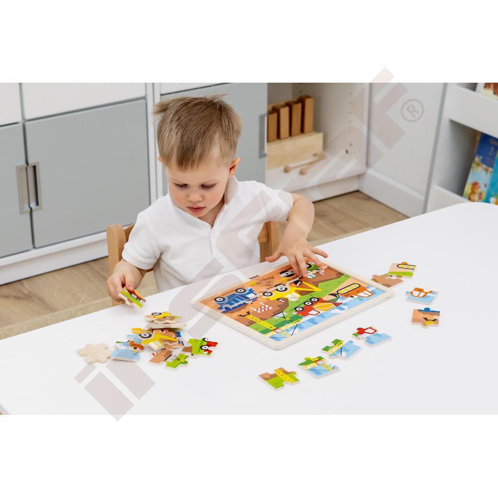 Puzzle - stavebné stroje