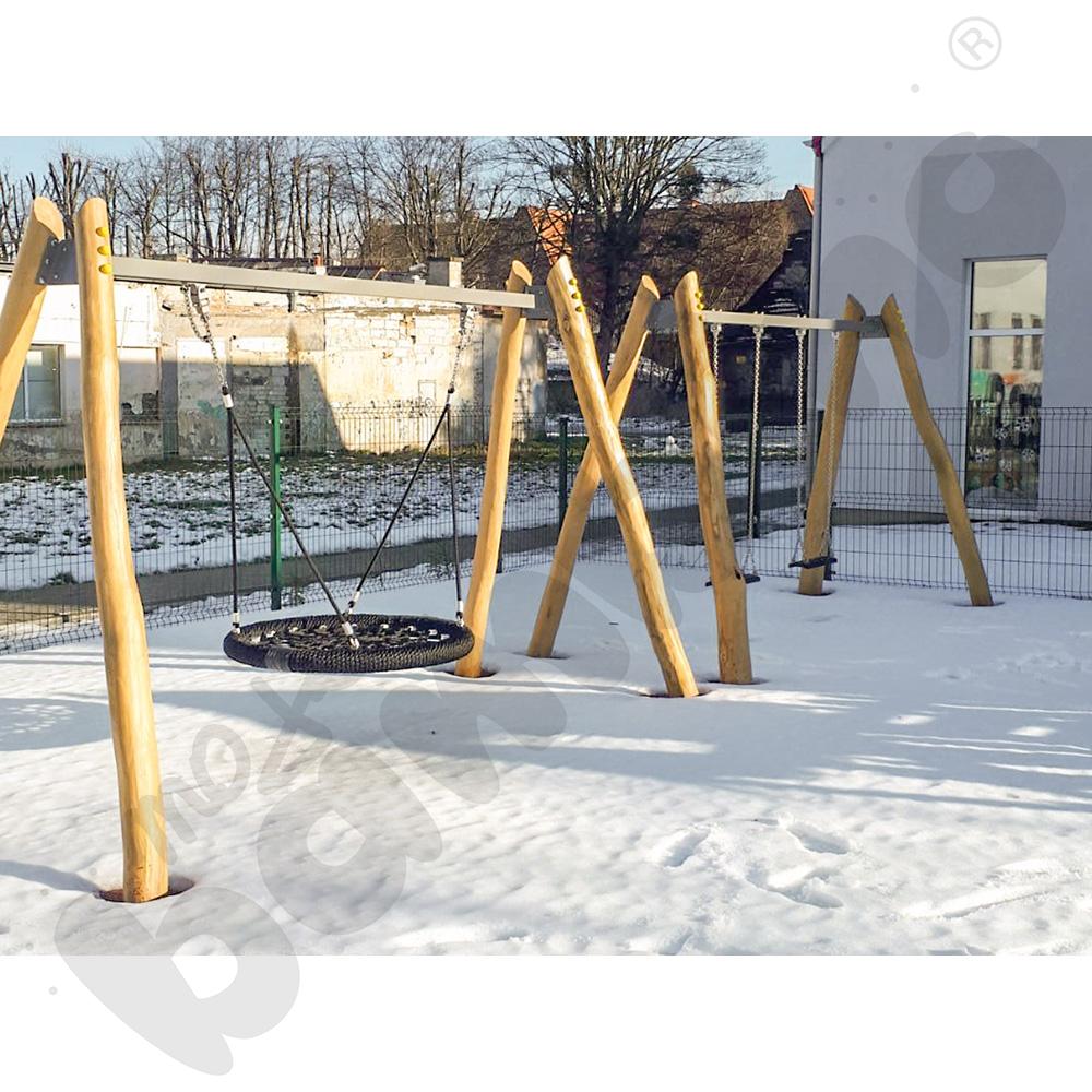 Robinio - stelaż do huśtawki podwójnej