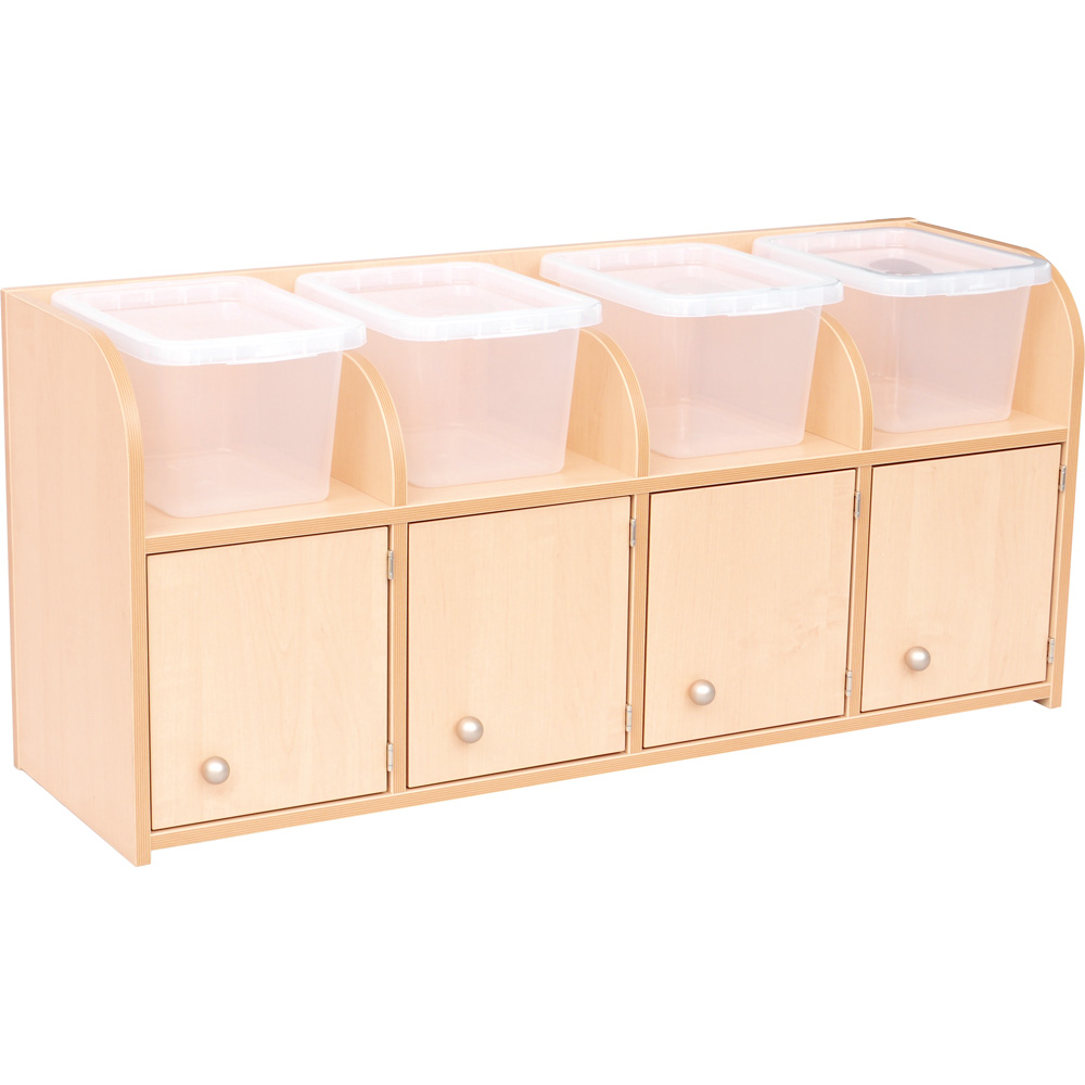 Priehľadný úložný box 9 l