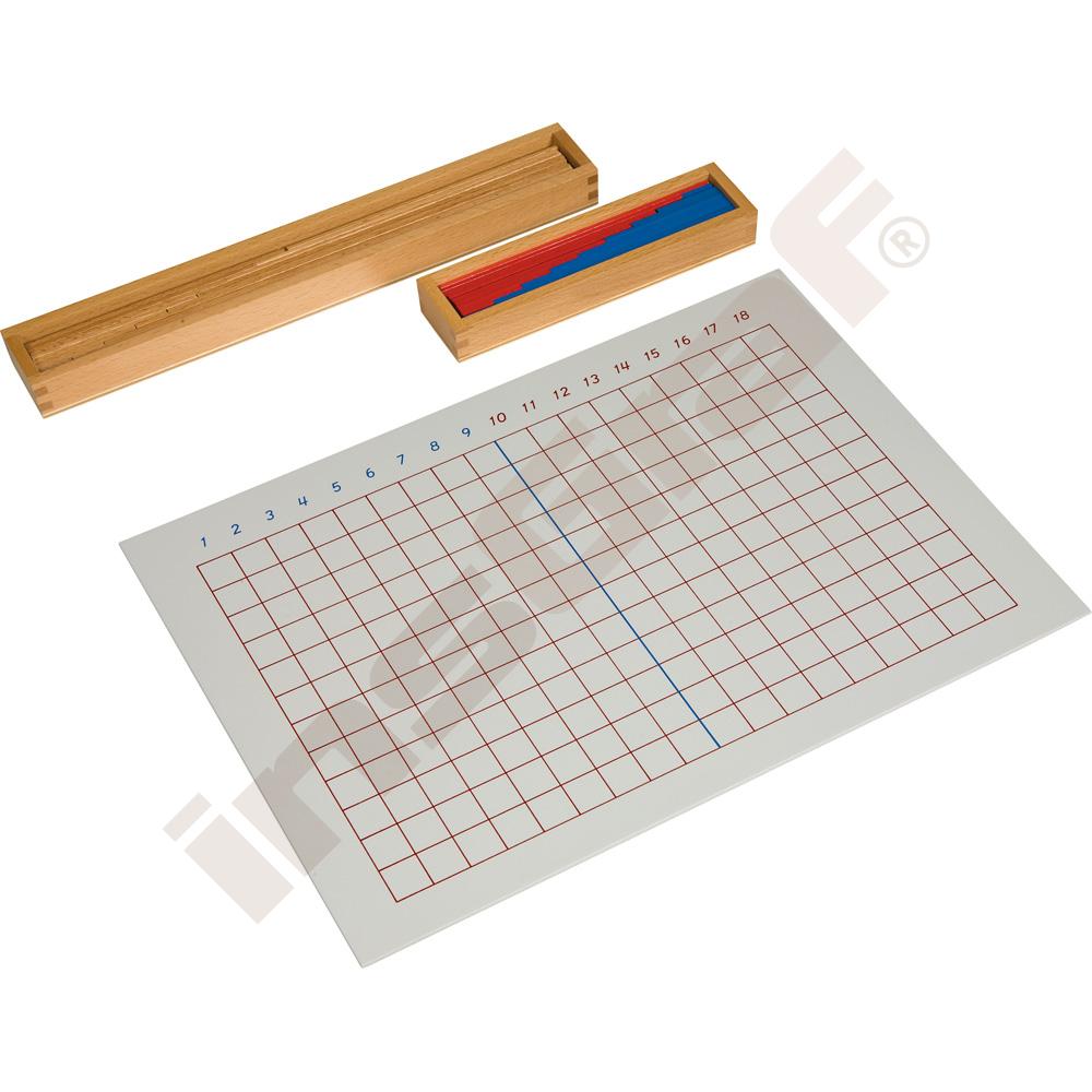 Montessori tabulka pro odčítání T