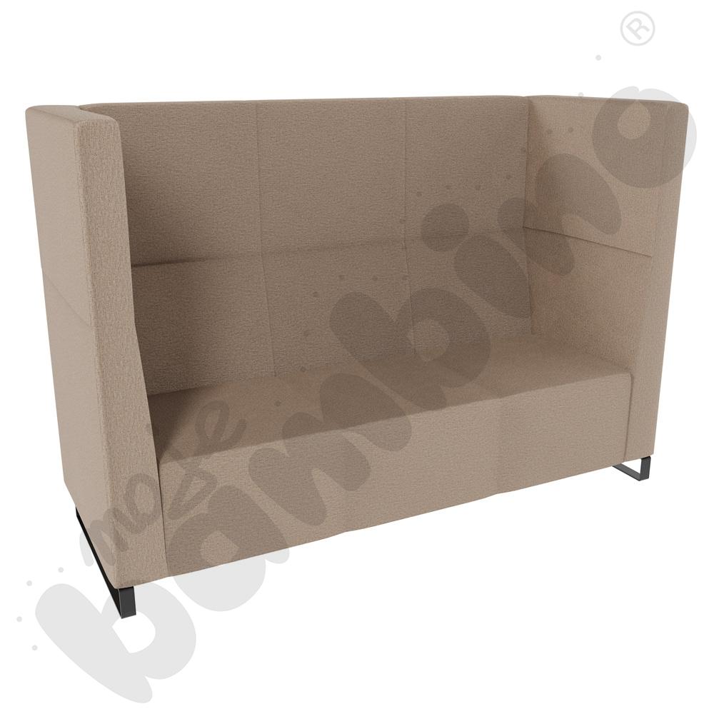 Sofa Universum 3-os. wys. 133 cm, 2 boki średnie, tkanina KG34
