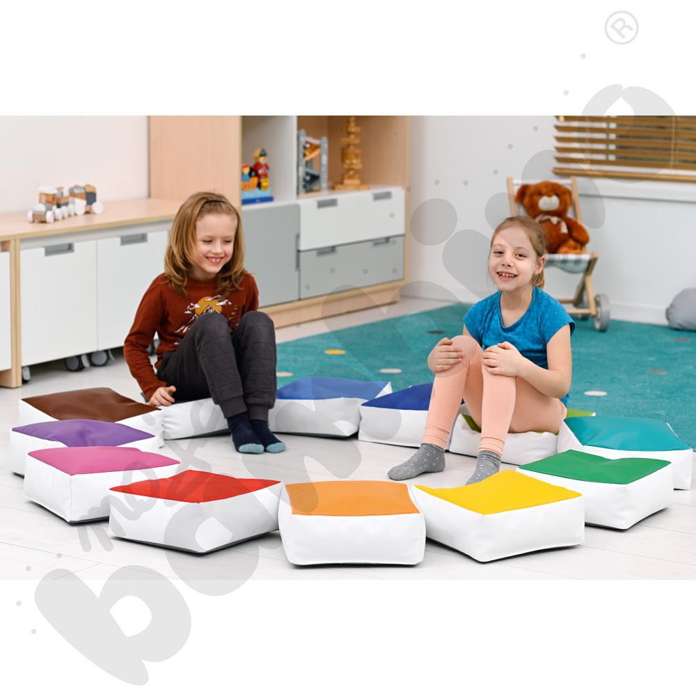 Zestaw pudrowych kostek z granulatem, 12 szt.