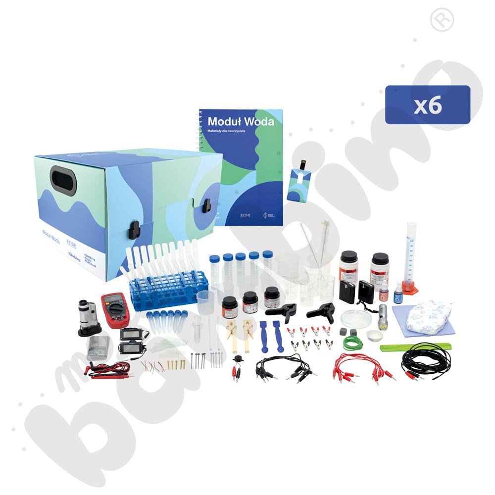 Modułowe Pracownie Przyrodnicze - moduł WODA - pakiet klasowy 6 szt.