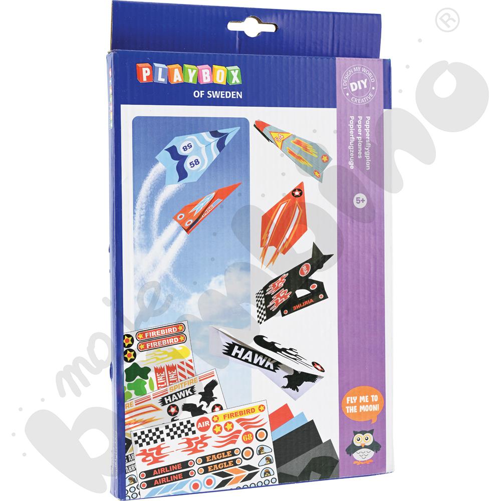 Papierowe samoloty, 6 szt.