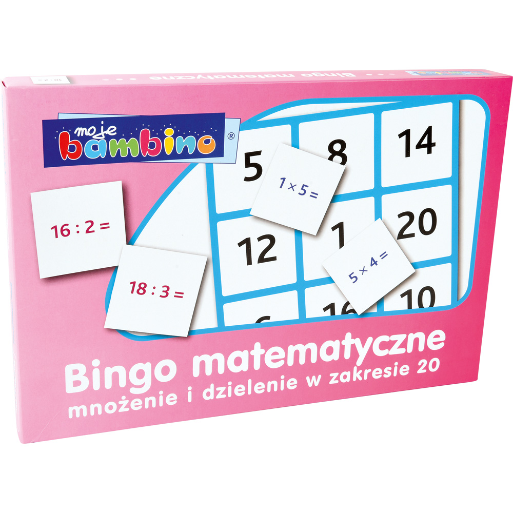 Bingo násobenie a delenie do 20