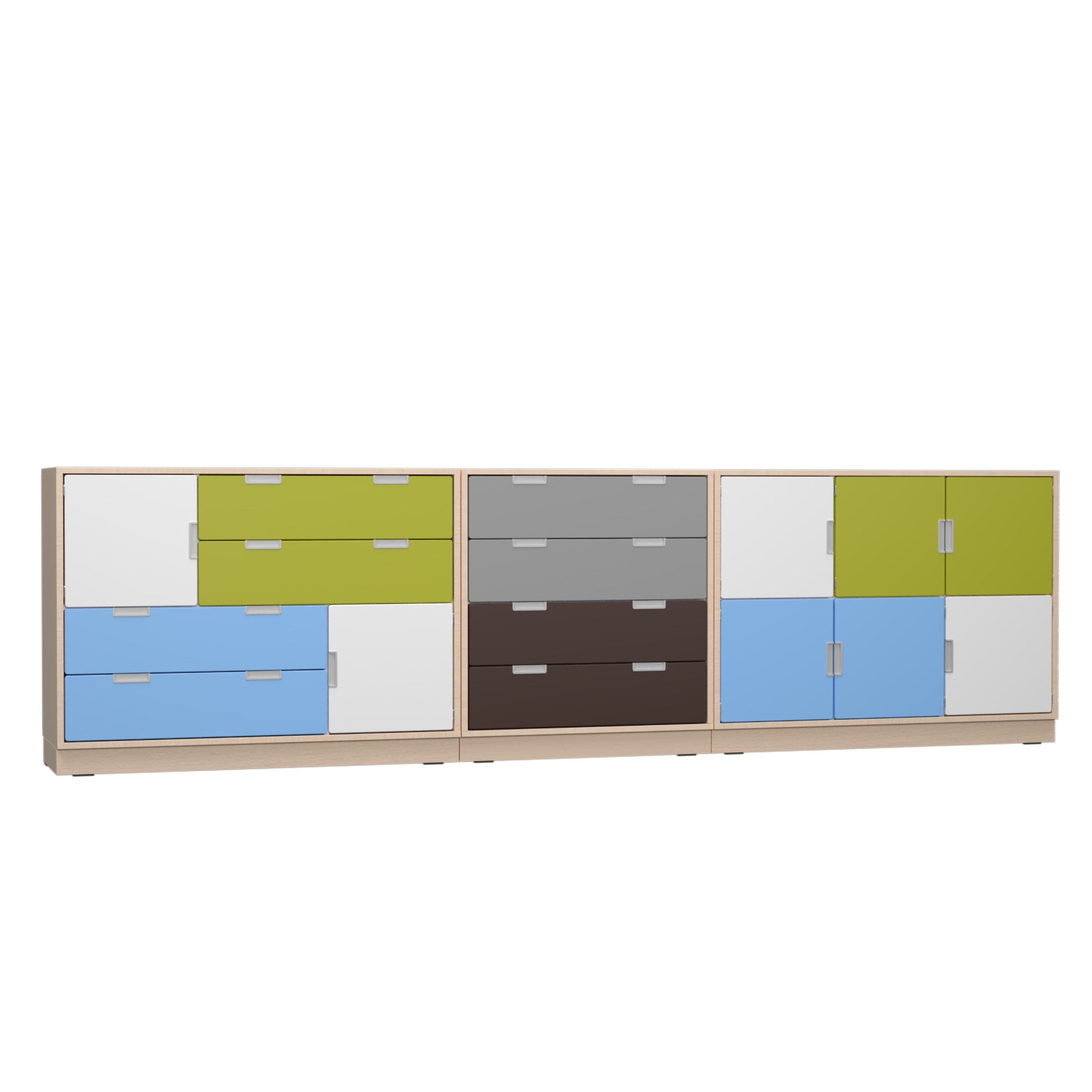 Quadro - zostava 136, 90°, korpus javor