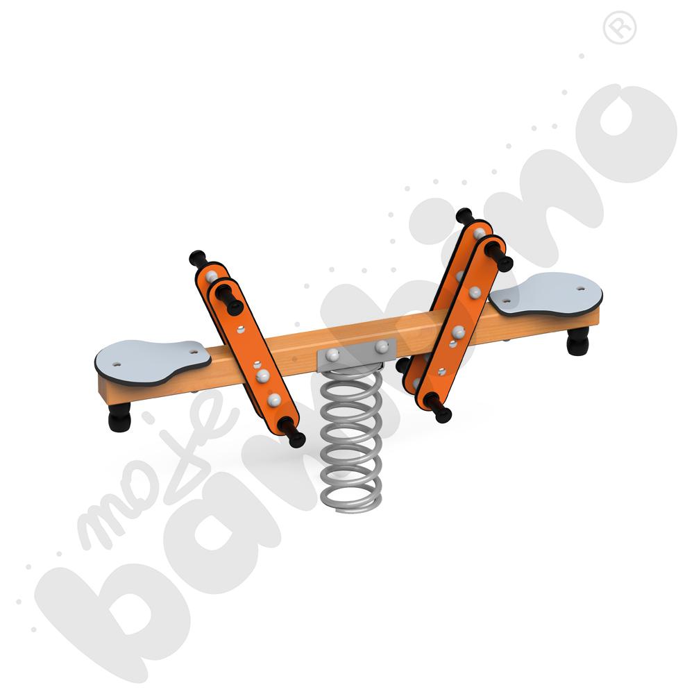 Quadro Simple - ważka na sprężynie, podstawa metalowa