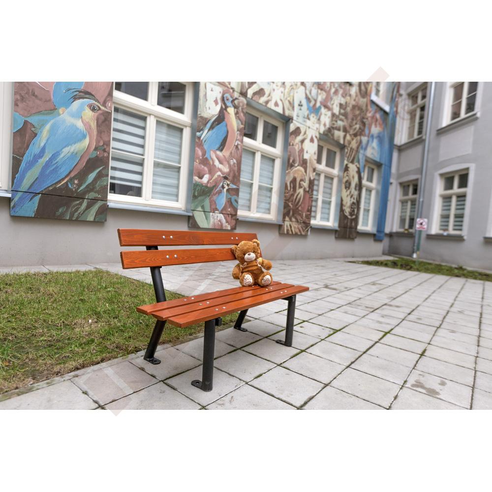 Dětská lavička Gusto, mahagon