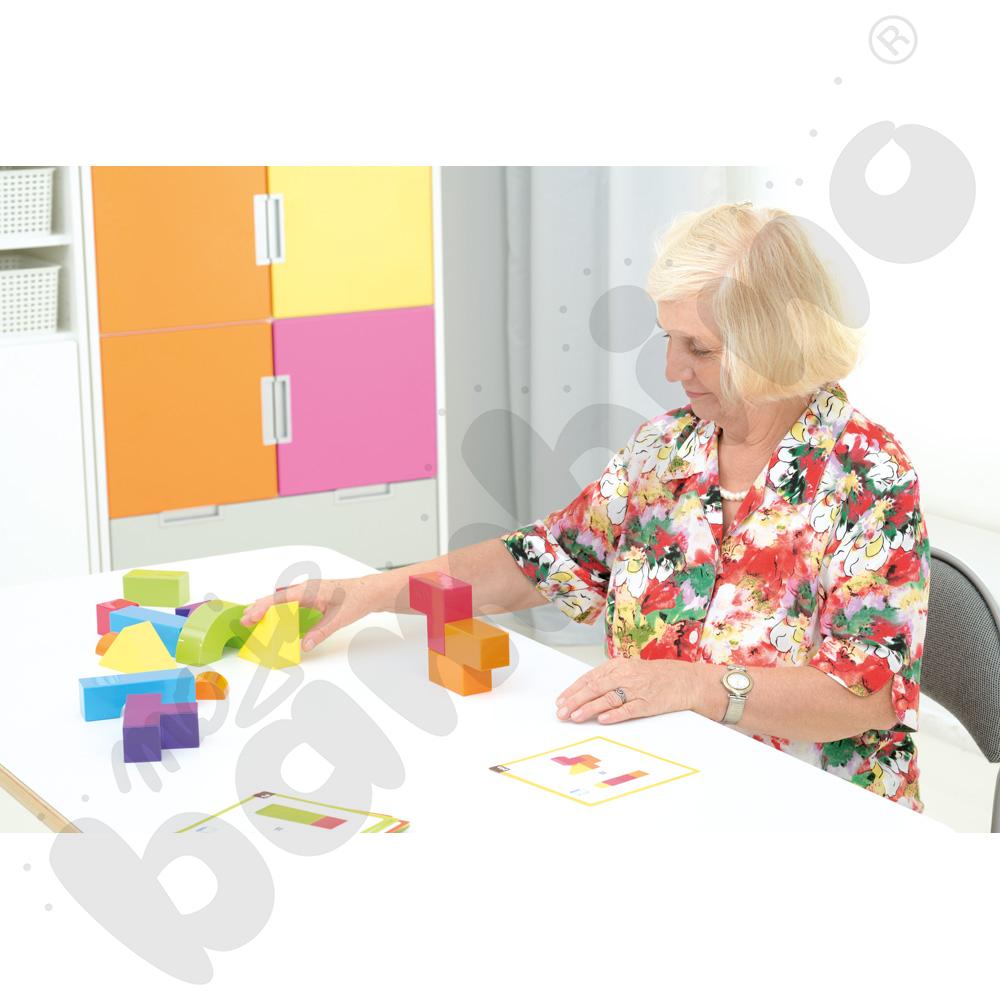 Budujemy w 3D - zestaw klocków z kartami