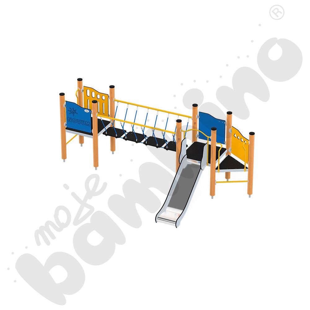 Orbis - platforma 3, drewniane słupy