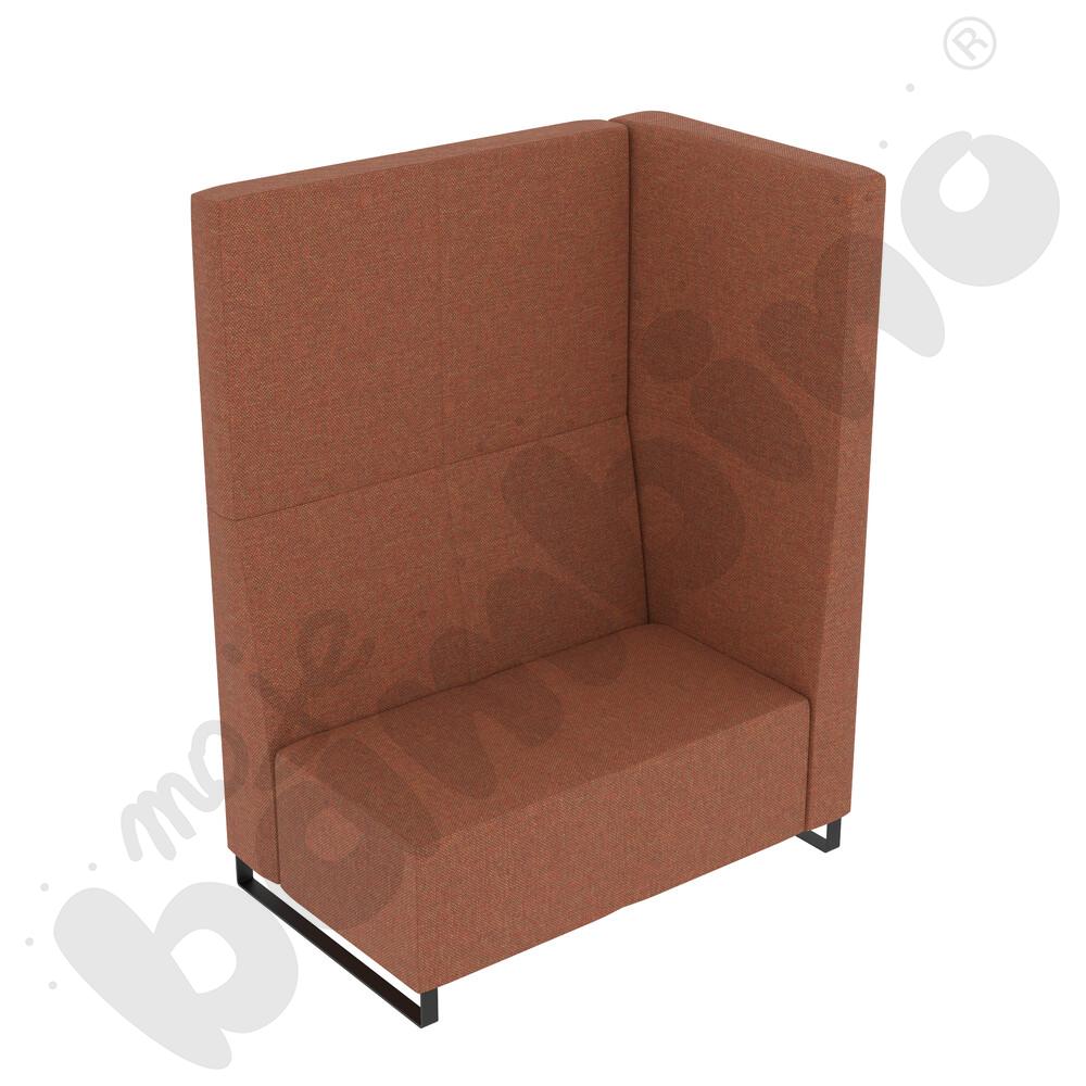 Sofa Universum 2-os. wys. 163 cm, bok wysoki prawy, tkanina RO06