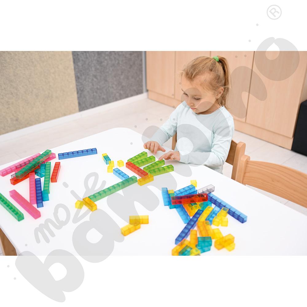 Kolorowe liczby - transparentne