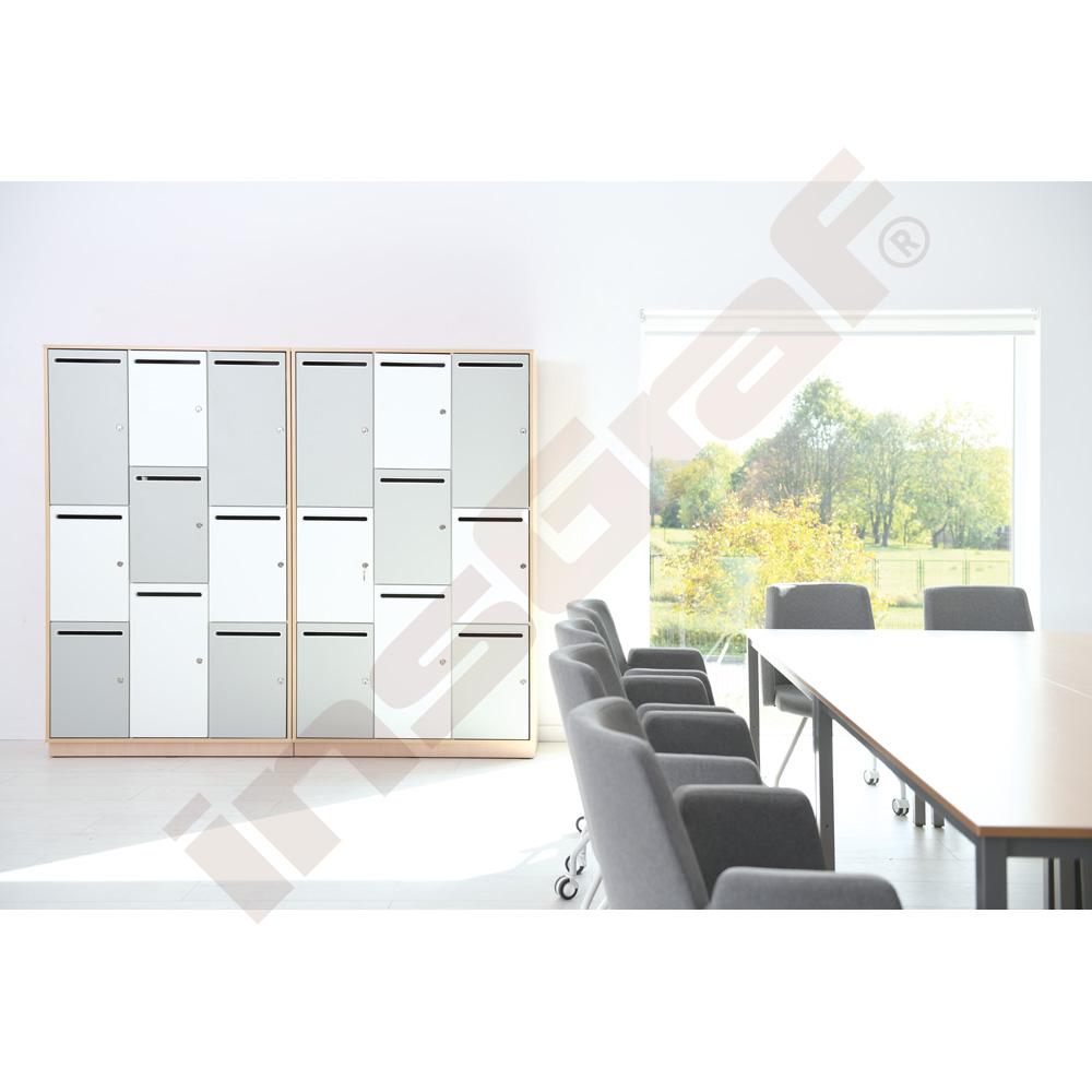 Quadro - skříň s 9 boxy - javor
