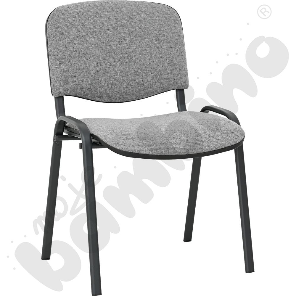 Krzesło konferencyjne ISO Black szare