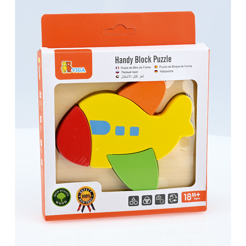 Drevené puzzle – lietadlo