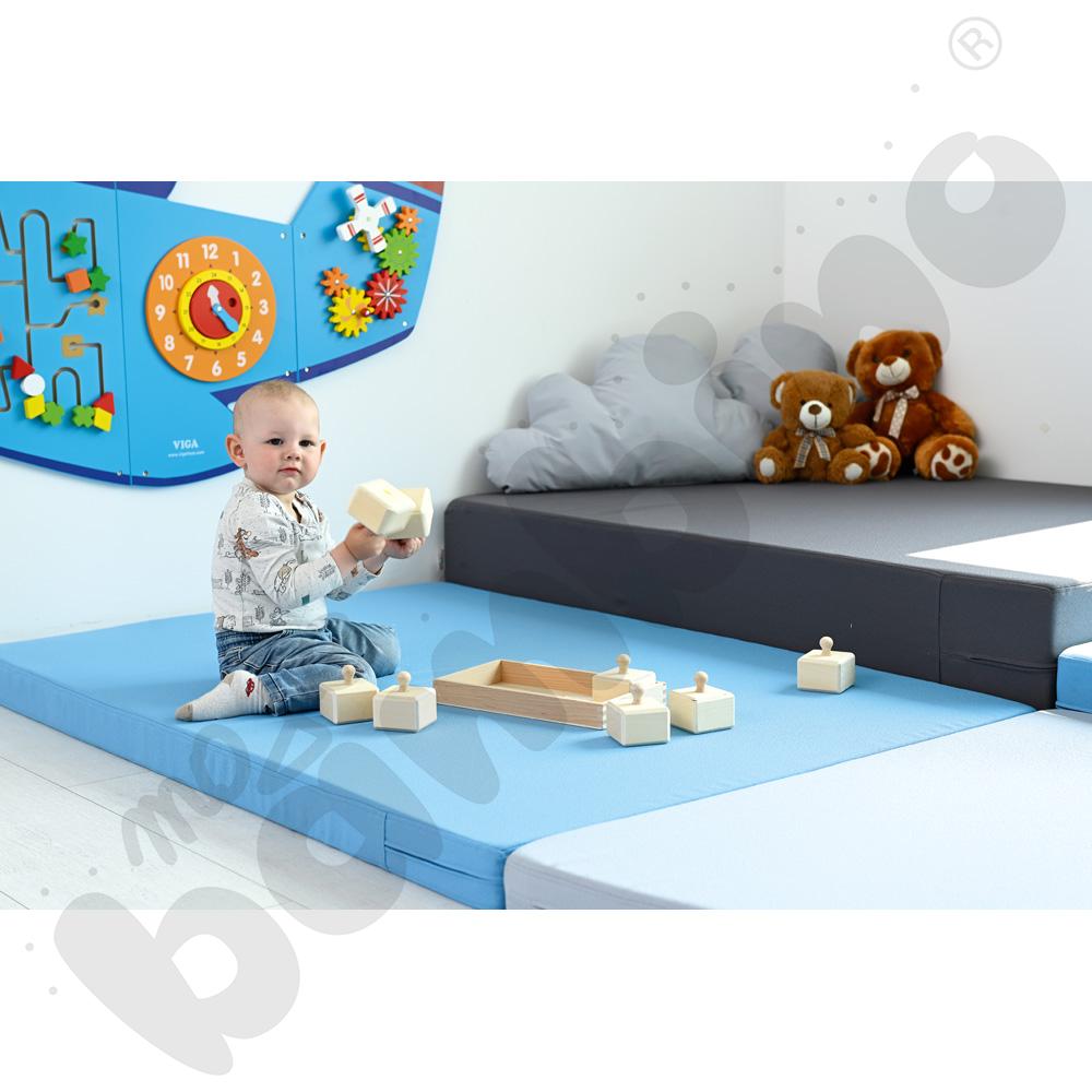 Zestaw materacy z tkaniny trudnopalnej, 4 szt.