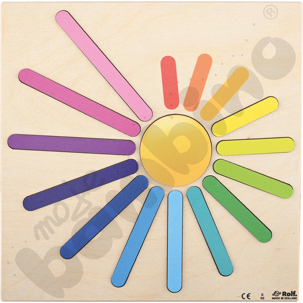 Tęczowe słoneczko - odkrywamy rozmiary